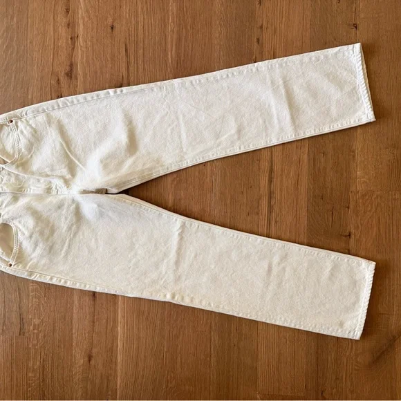 SLVRLAKE *NWOT* London Jeans in Ecru - Picture 7 of 10